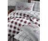 Постельное белье First Choice - Edmon Dark Red (Турция), евро комплект